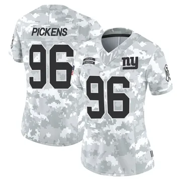 Women's Zacch Pickens New York Giants Limited Arctic Camo 2024 Salute to Service Jersey