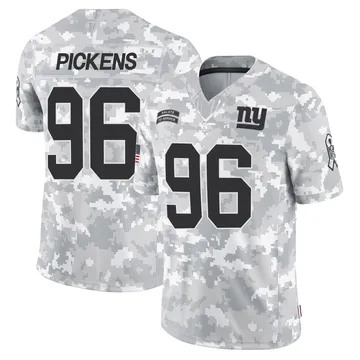 Youth Zacch Pickens New York Giants Limited Arctic Camo 2024 Salute to Service Jersey